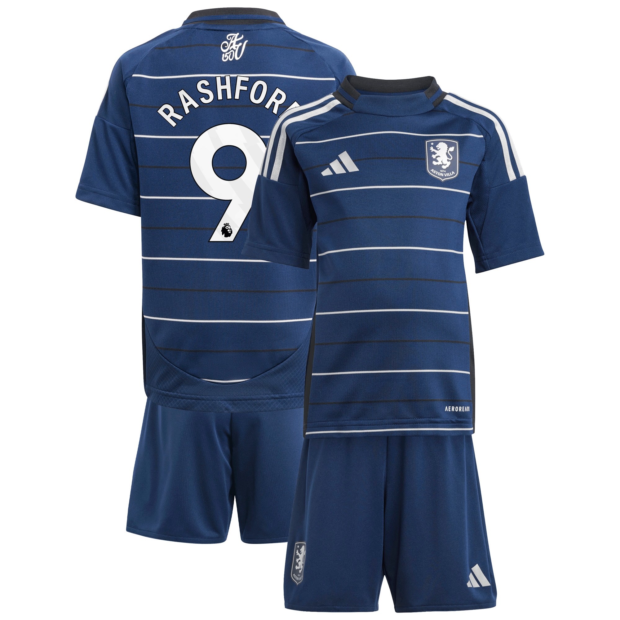 aston villa adidas third minikit 2024-25 with rashford 9 printing Collection | Official Aston Villa Jerseys