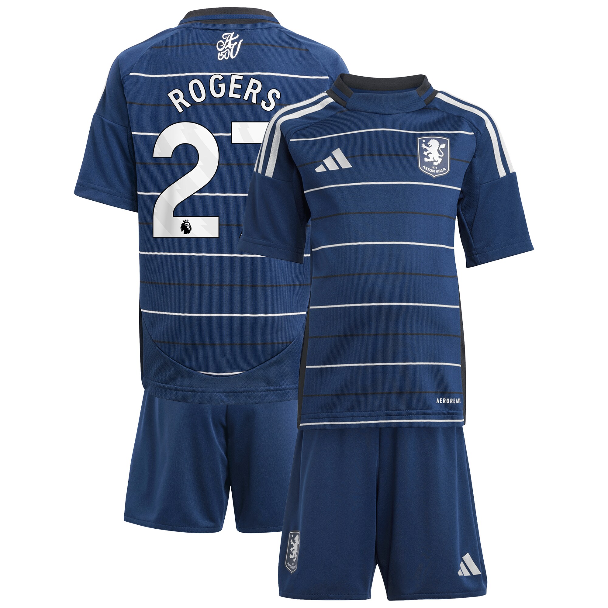 aston villa adidas third minikit 2024-25 with rogers 27 printing Collection | Official Aston Villa Jerseys