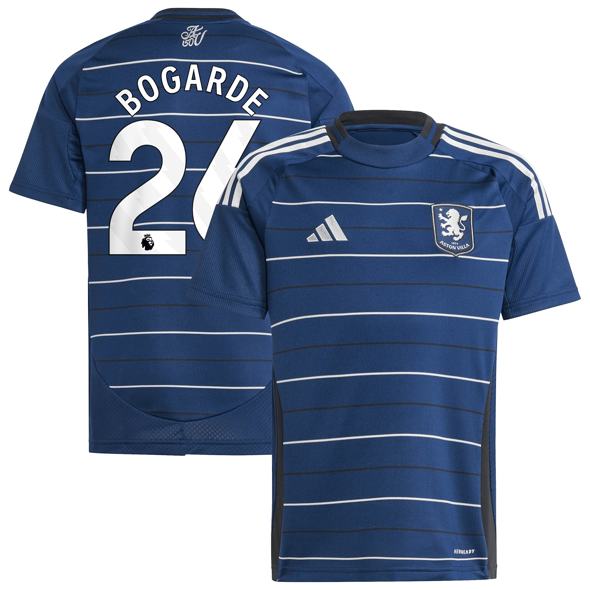 aston villa adidas third shirt 2024-25 – kids with bogarde 26 printing Collection | Official Aston Villa Jerseys
