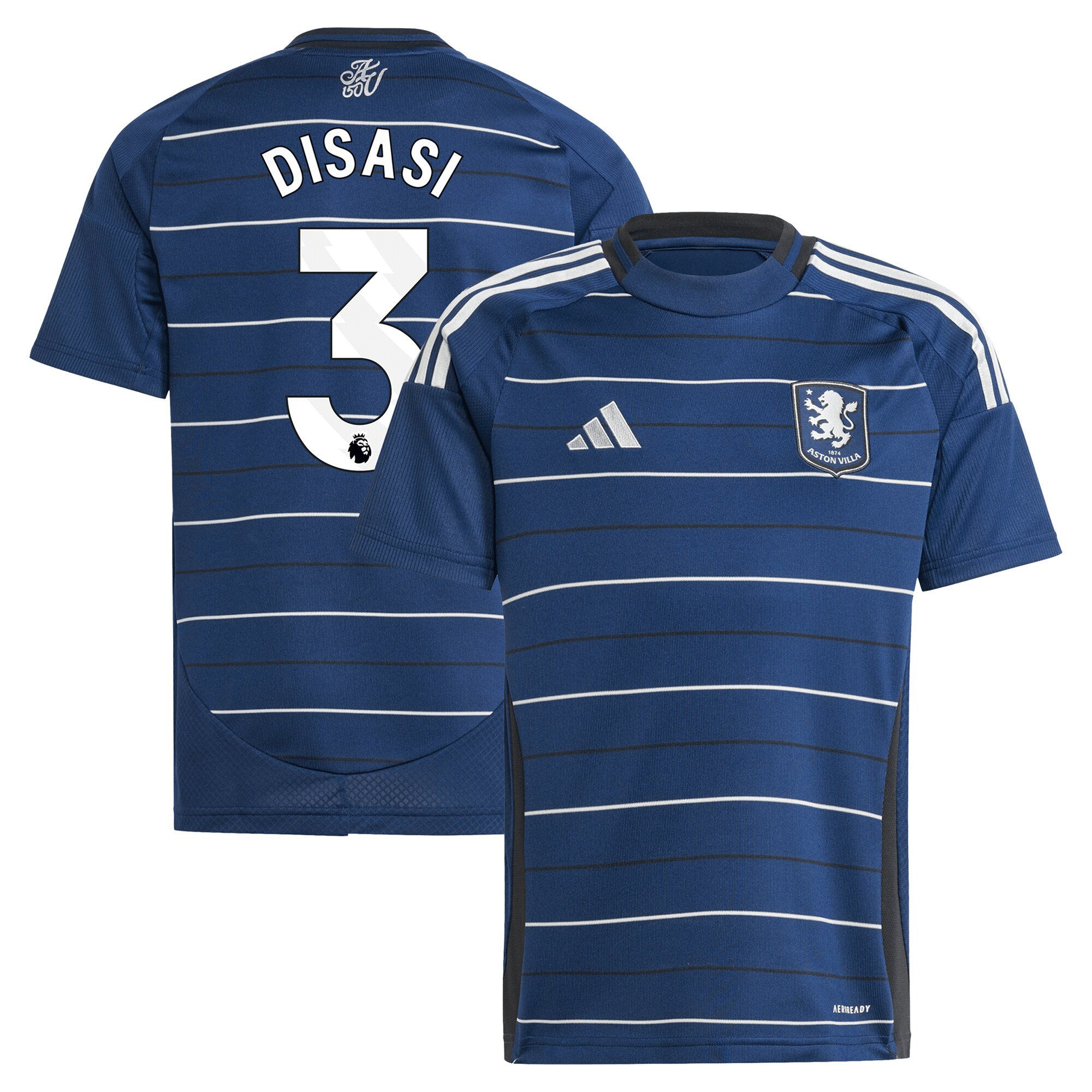 aston villa adidas third shirt 2024-25 – kids with disasi 3 printing Collection | Official Aston Villa Jerseys
