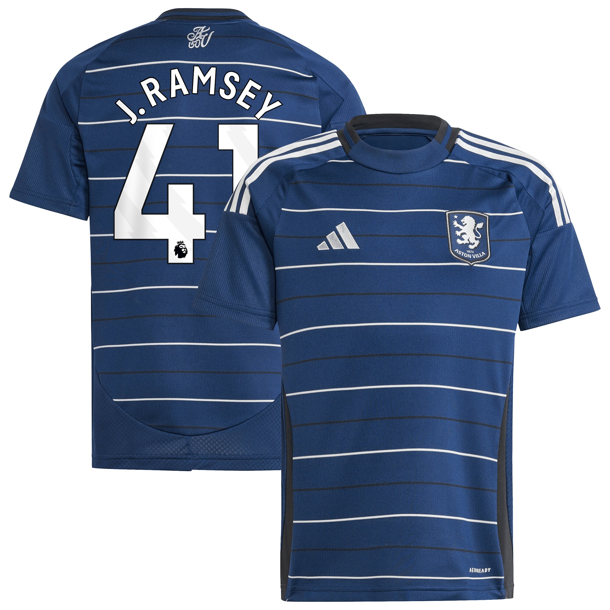 aston villa adidas third shirt 2024-25 – kids with j. ramsey 41 printing Collection | Official Aston Villa Jerseys
