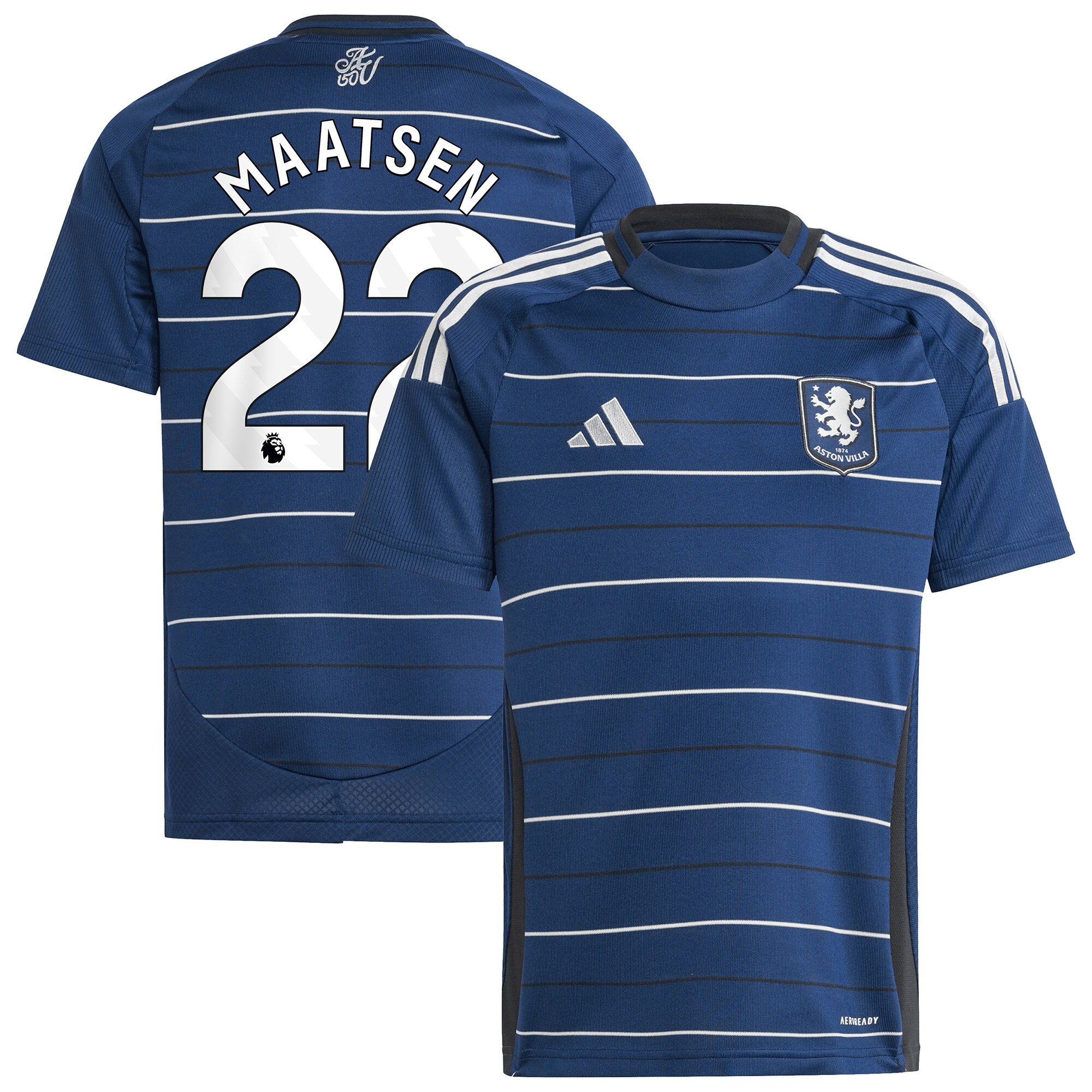 aston villa adidas third shirt 2024-25 – kids with maatsen 22 printing Collection | Official Aston Villa Jerseys