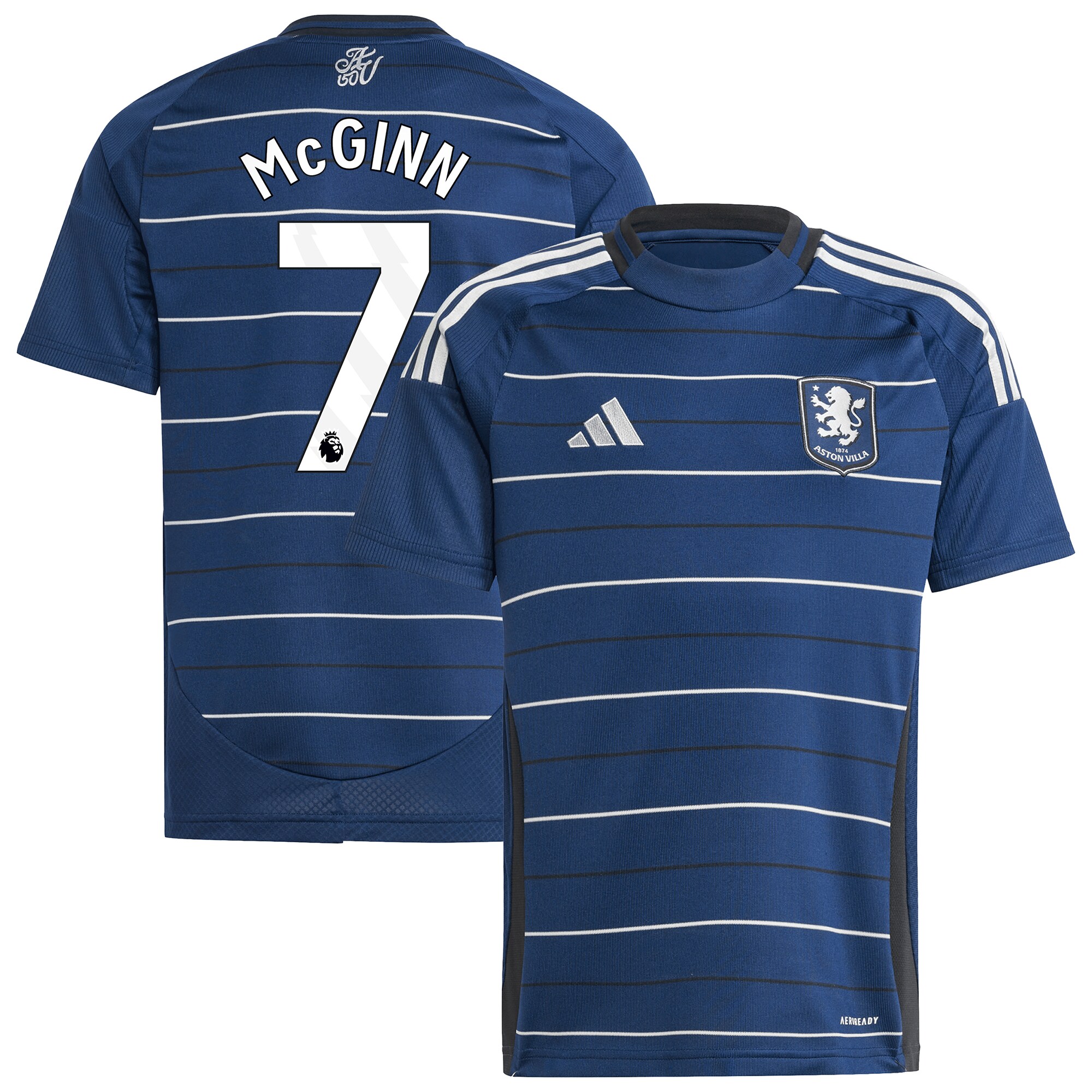 aston villa adidas third shirt 2024-25 – kids with mcginn 7 printing Collection | Official Aston Villa Jerseys