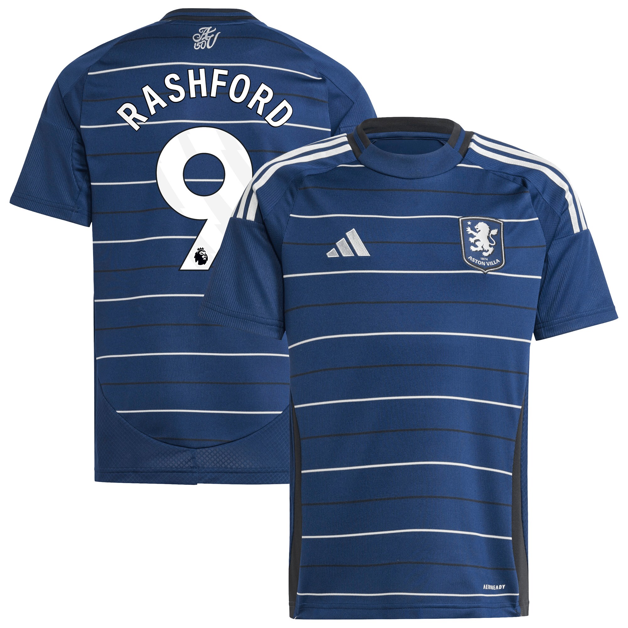 aston villa adidas third shirt 2024-25 – kids with rashford 9 printing Collection | Official Aston Villa Jerseys