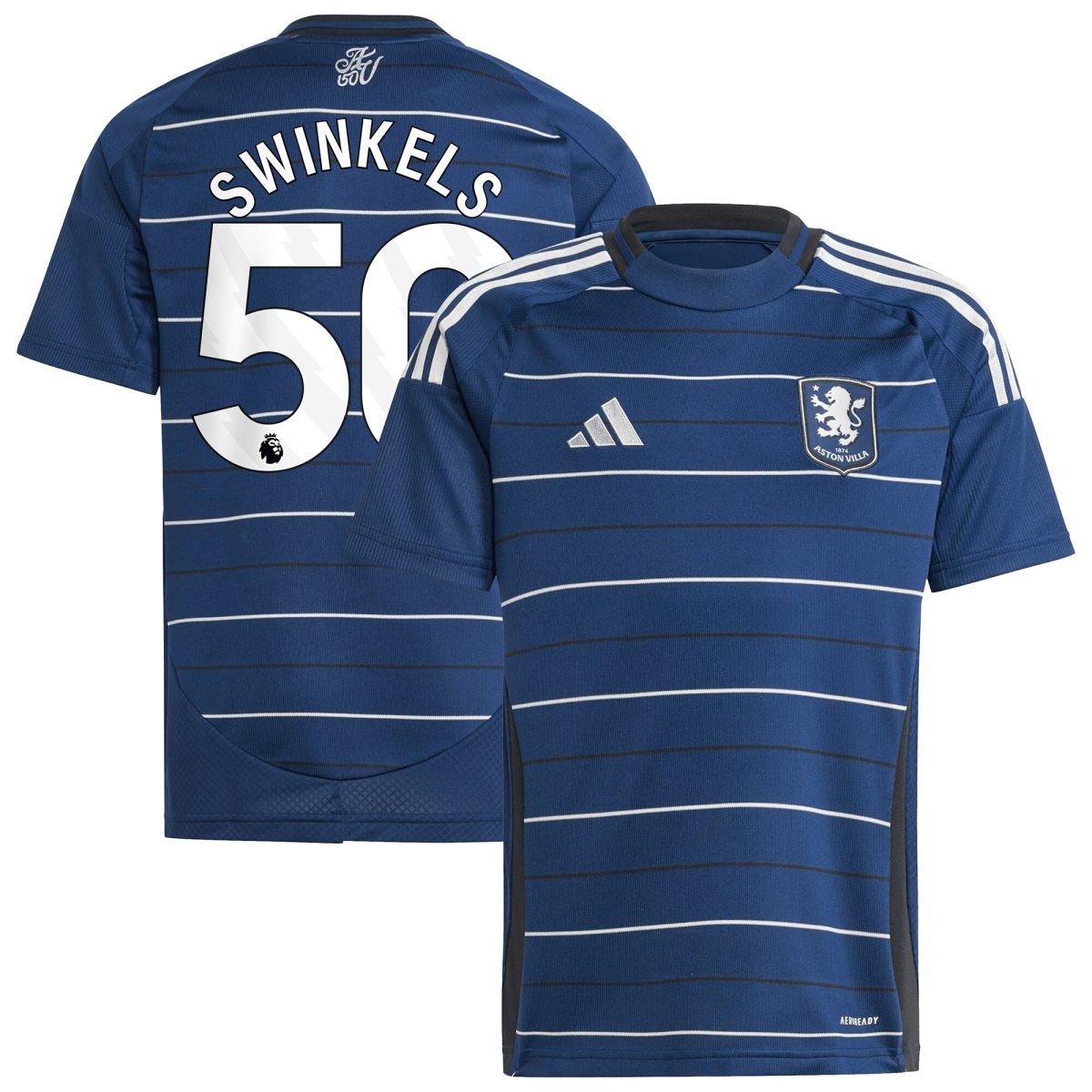aston villa adidas third shirt 2024-25 – kids with swinkels 50 printing Collection | Official Aston Villa Jerseys
