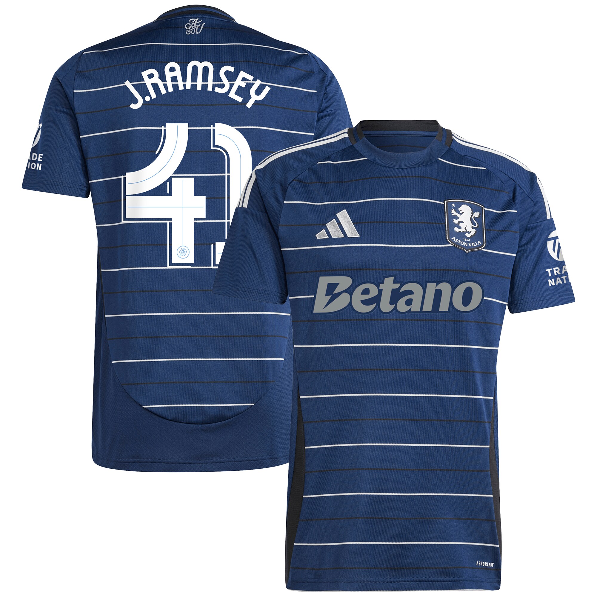 aston villa adidas third shirt 2024-25 with j. ramsey 41 cup printing Collection | Official Aston Villa Jerseys