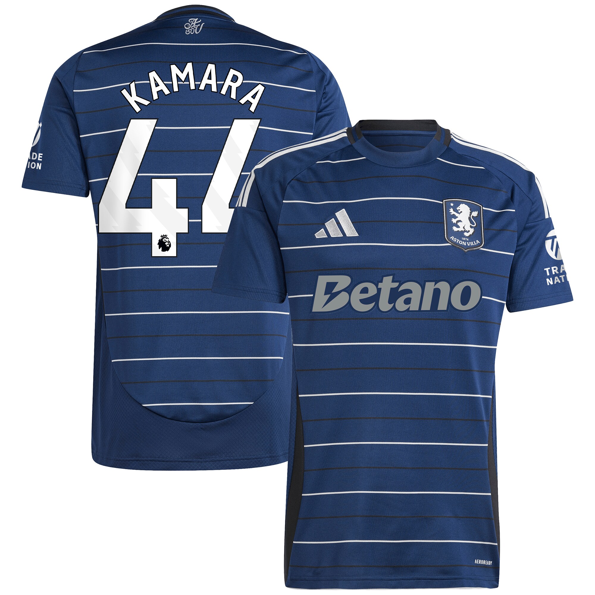 aston villa adidas third shirt 2024-25 with kamara 44 printing Collection | Official Aston Villa Jerseys