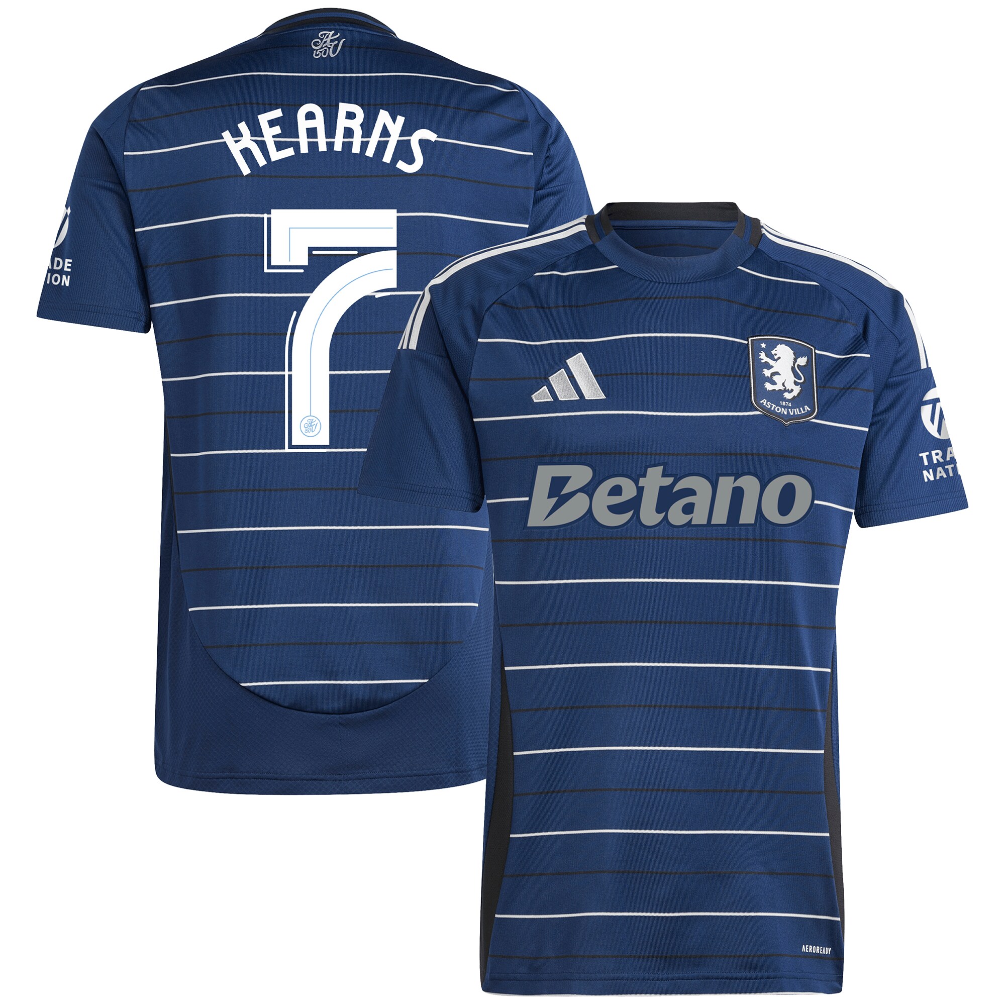 aston villa adidas third shirt 2024-25 with kearns 7 cup printing Collection | Official Aston Villa Jerseys