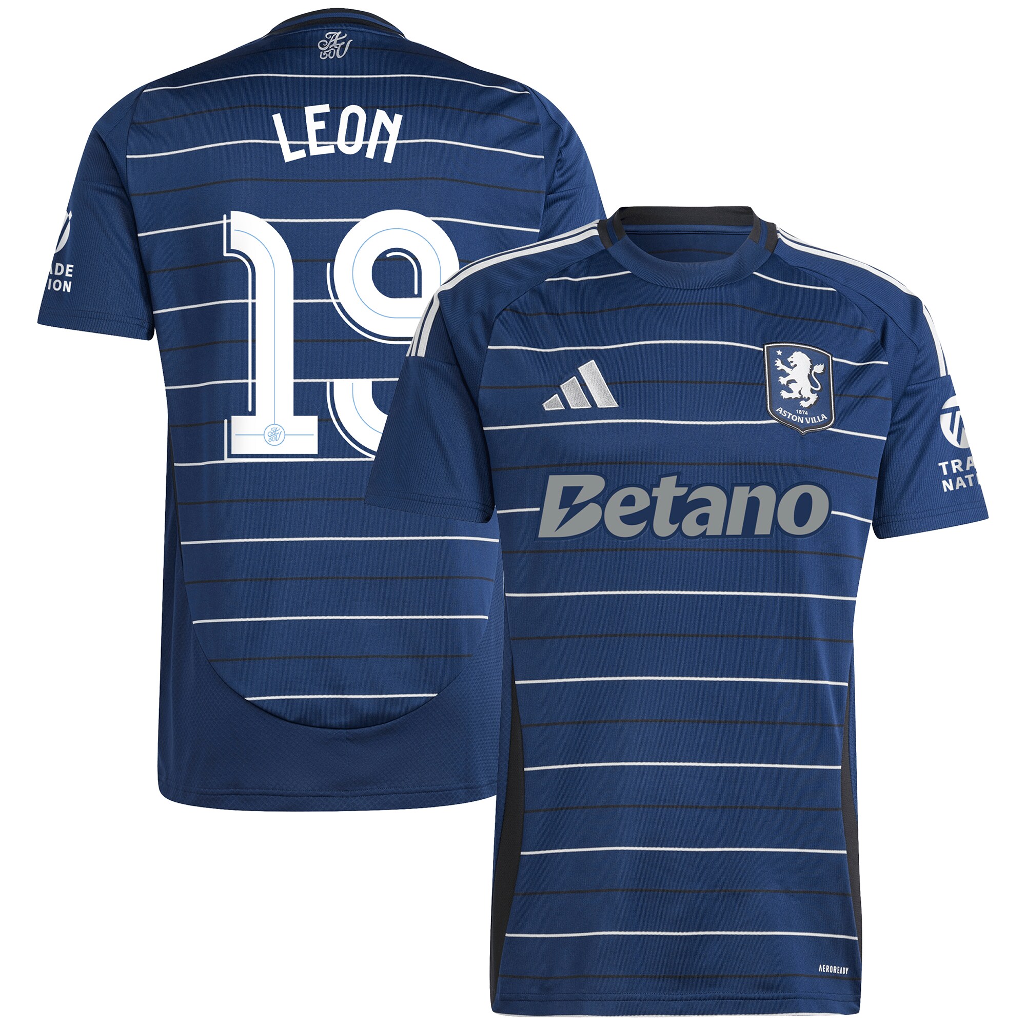 aston villa adidas third shirt 2024-25 with leon 19 cup printing Collection | Official Aston Villa Jerseys