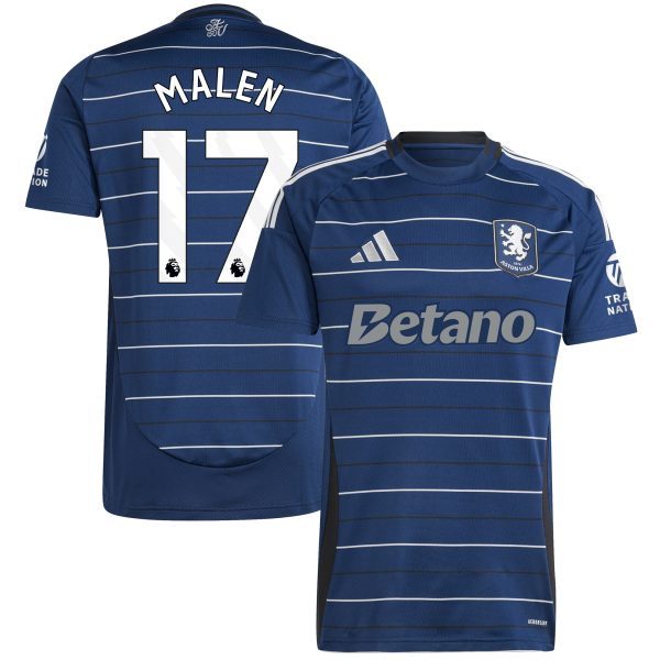 aston villa adidas third shirt 2024-25 with malen 17 printing Collection | Official Aston Villa Jerseys