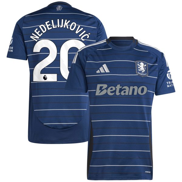 aston villa adidas third shirt 2024-25 with nedeljković 20 printing Collection | Official Aston Villa Jerseys