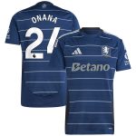 aston villa adidas third shirt 2024-25 with onana 24 printing Collection | Official Aston Villa Jerseys