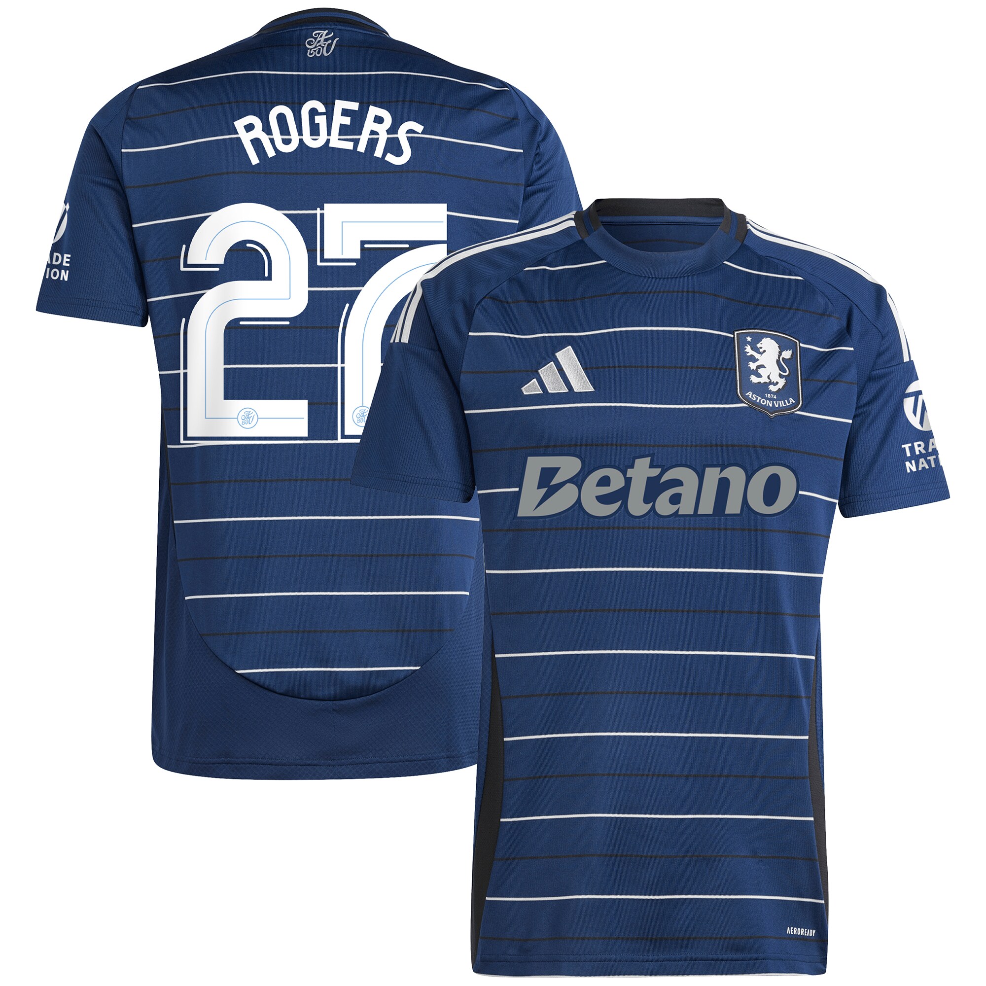 aston villa adidas third shirt 2024-25 with rogers 27 cup printing Collection | Official Aston Villa Jerseys