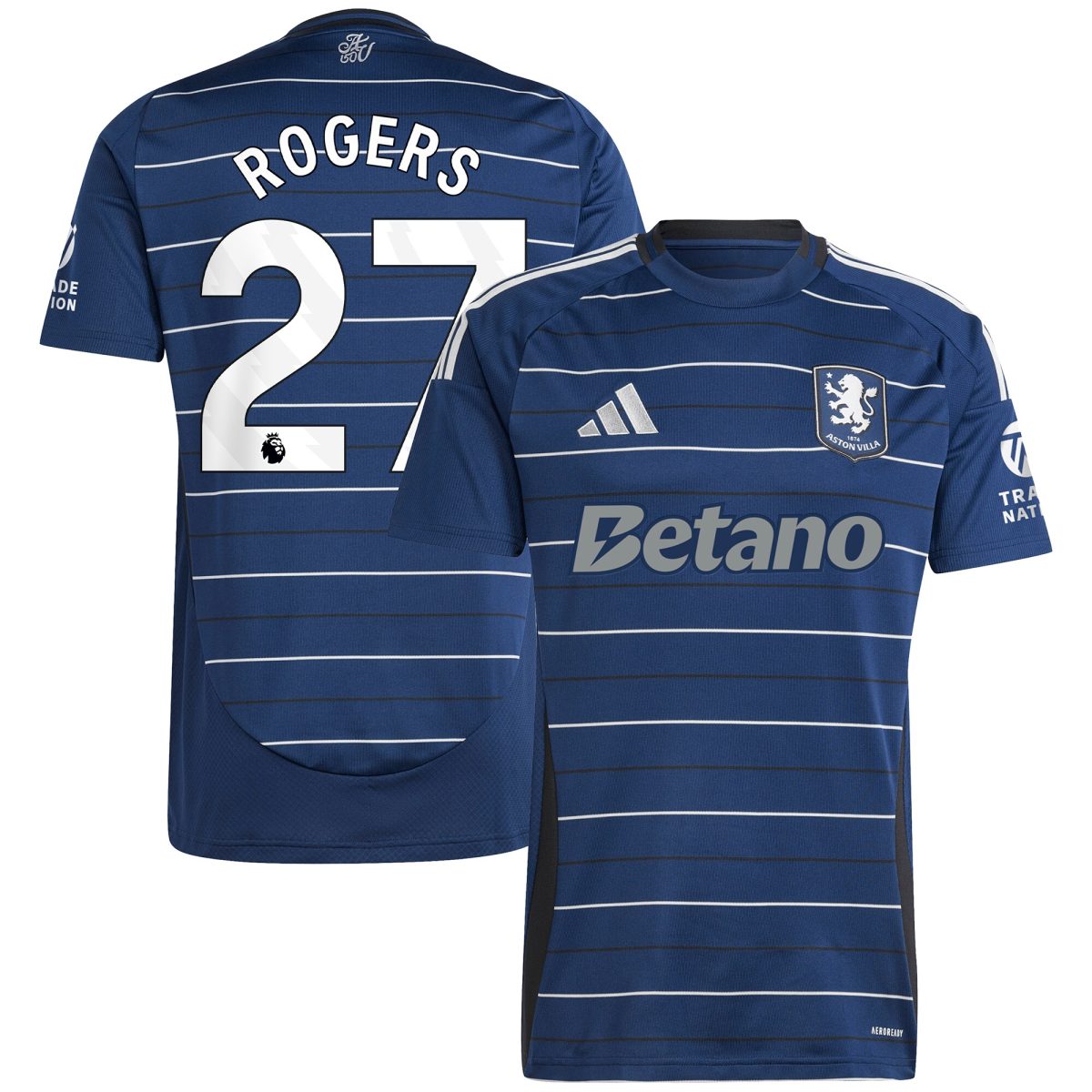 aston villa adidas third shirt 2024-25 with rogers 27 printing Collection | Official Aston Villa Jerseys