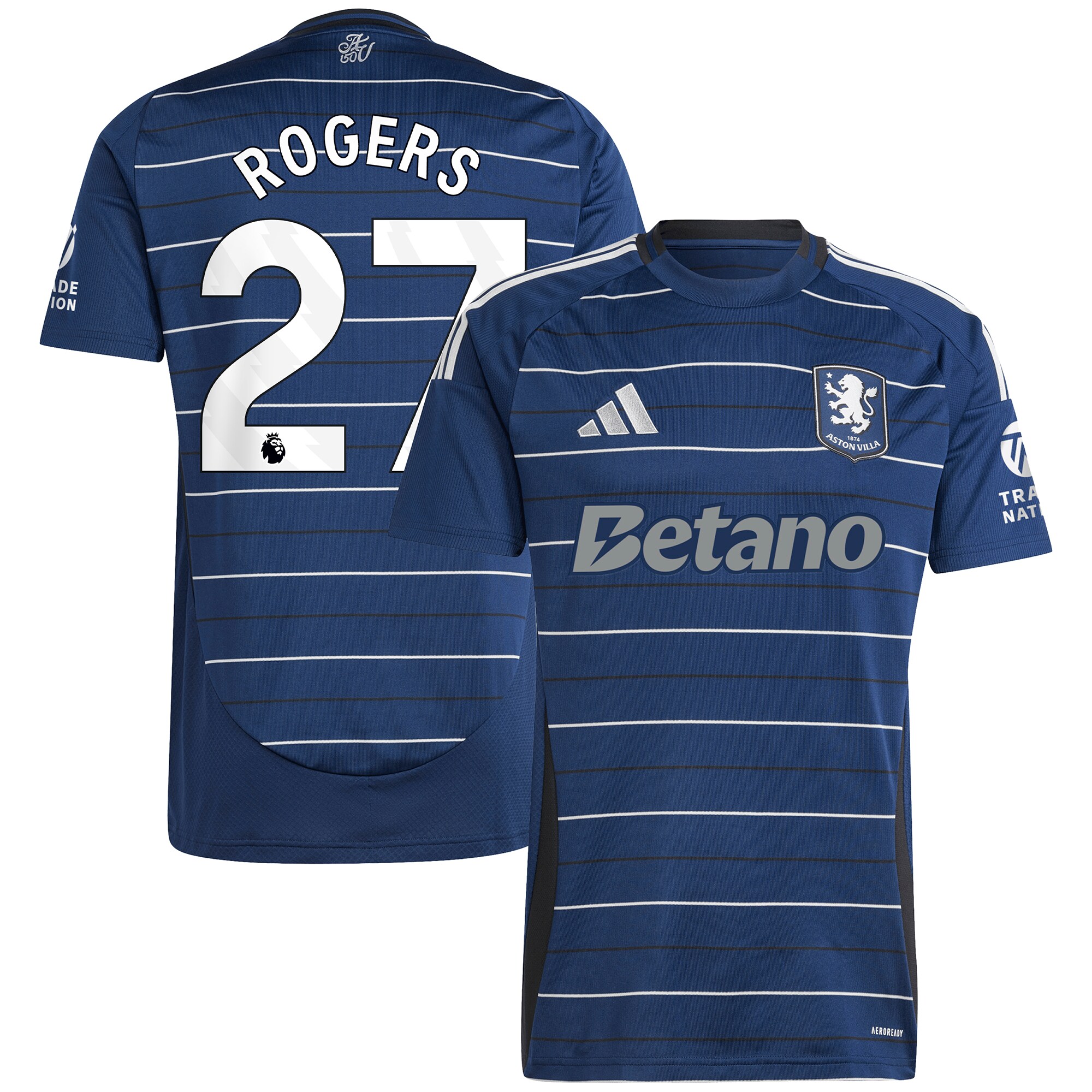 aston villa adidas third shirt 2024-25 with rogers 27 printing Collection | Official Aston Villa Jerseys