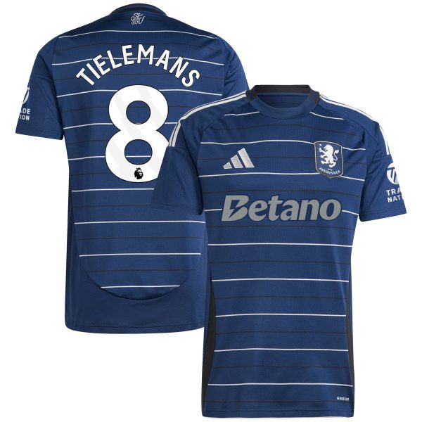 aston villa adidas third shirt 2024-25 with tielemans 8 printing Collection | Official Aston Villa Jerseys