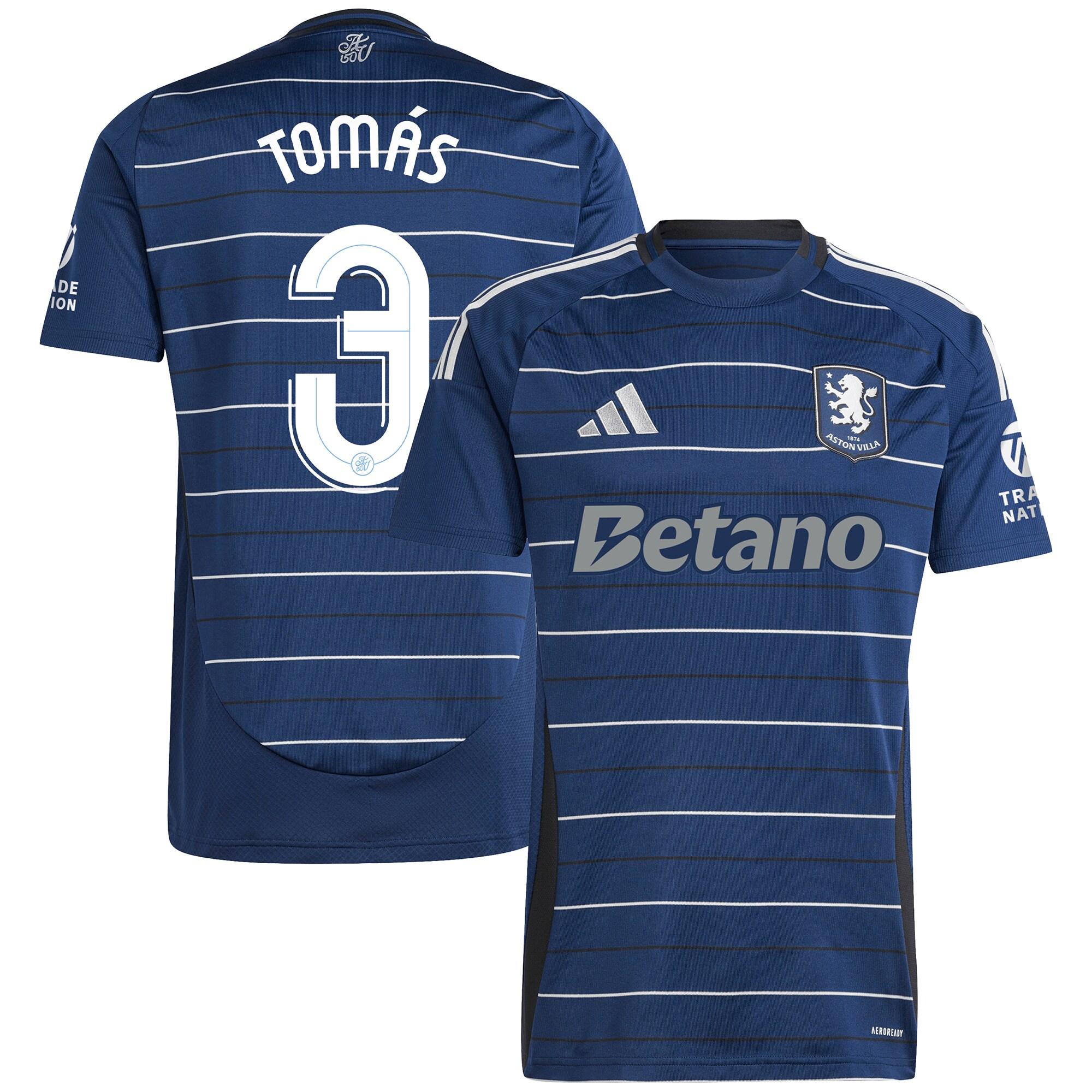 aston villa adidas third shirt 2024-25 with tomás 3 cup printing Collection | Official Aston Villa Jerseys