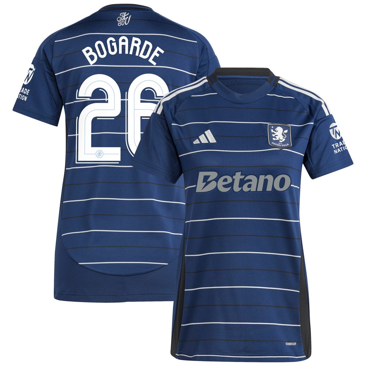 aston villa adidas third shirt 2024-25 – womens with bogarde 26 cup printing Collection | Official Aston Villa Jerseys
