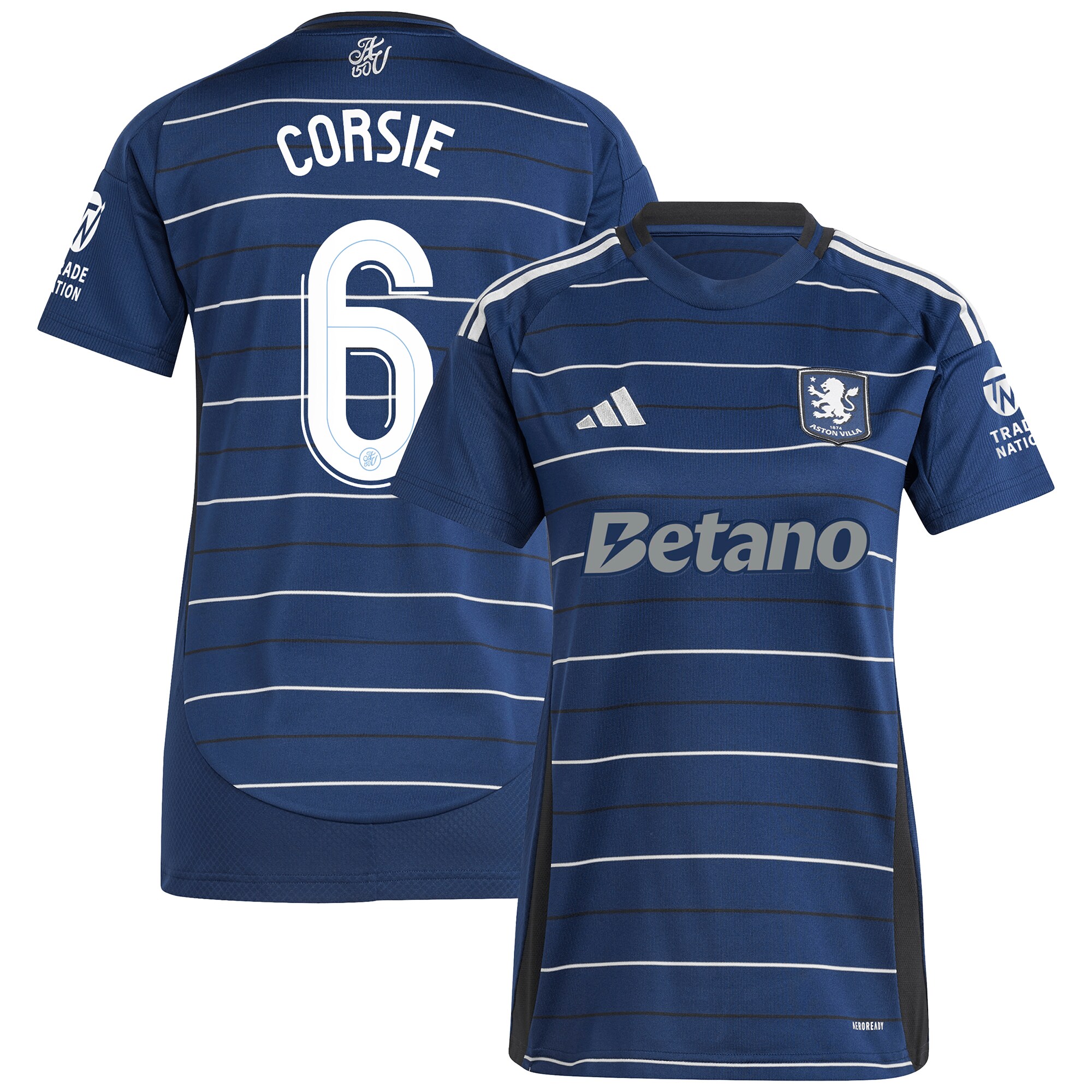 aston villa adidas third shirt 2024-25 – womens with corsie 6 cup printing Collection | Official Aston Villa Jerseys