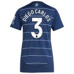 aston villa adidas third shirt 2024-25 – womens with diego carlos 3 printing Collection | Official Aston Villa Jerseys