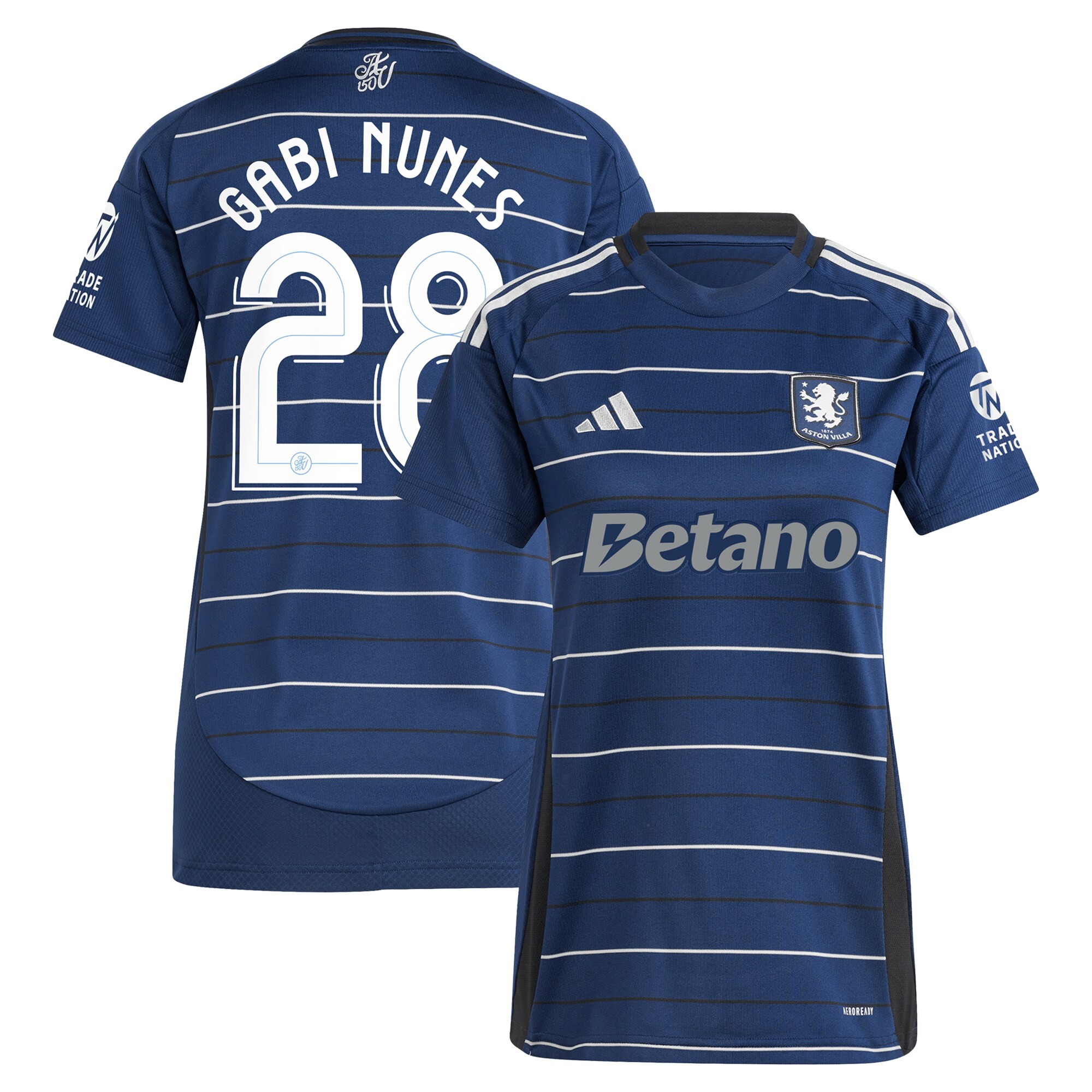 aston villa adidas third shirt 2024-25 – womens with gabi nunes 28 cup printing Collection | Official Aston Villa Jerseys