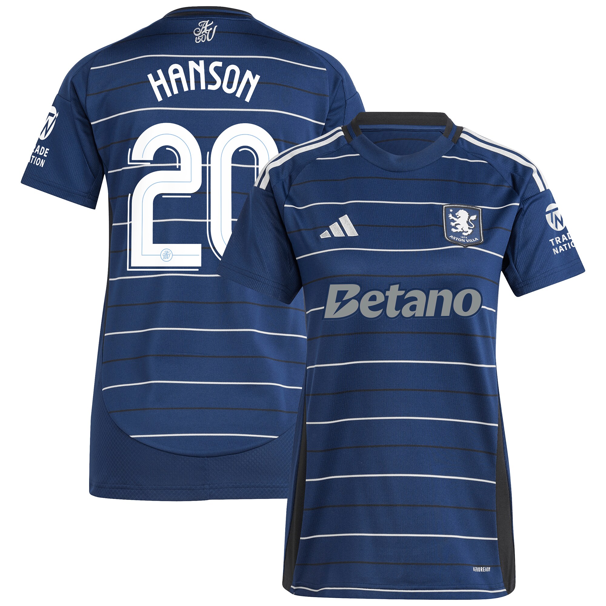 aston villa adidas third shirt 2024-25 – womens with hanson 20 cup printing Collection | Official Aston Villa Jerseys