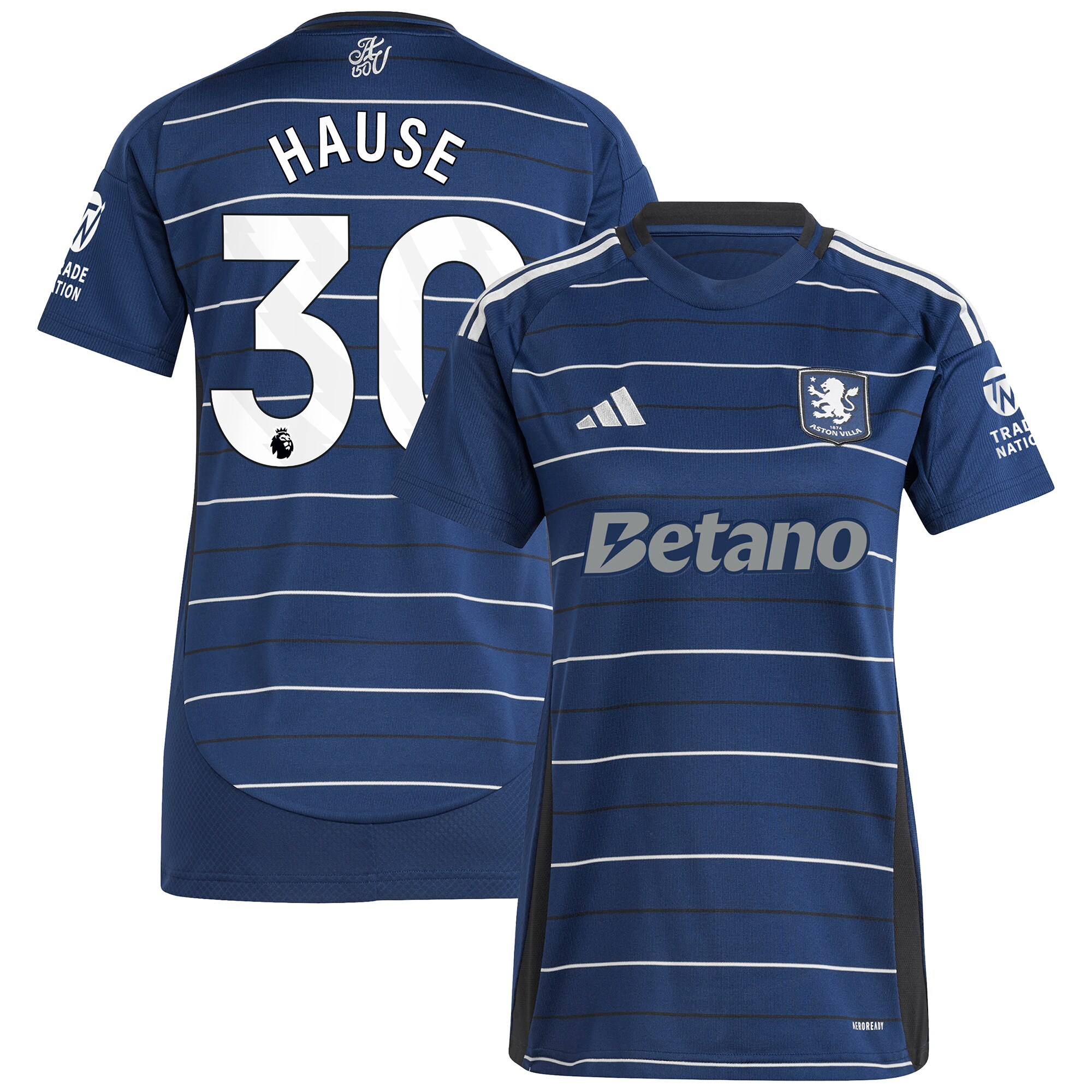 aston villa adidas third shirt 2024-25 – womens with hause 30 printing Collection | Official Aston Villa Jerseys