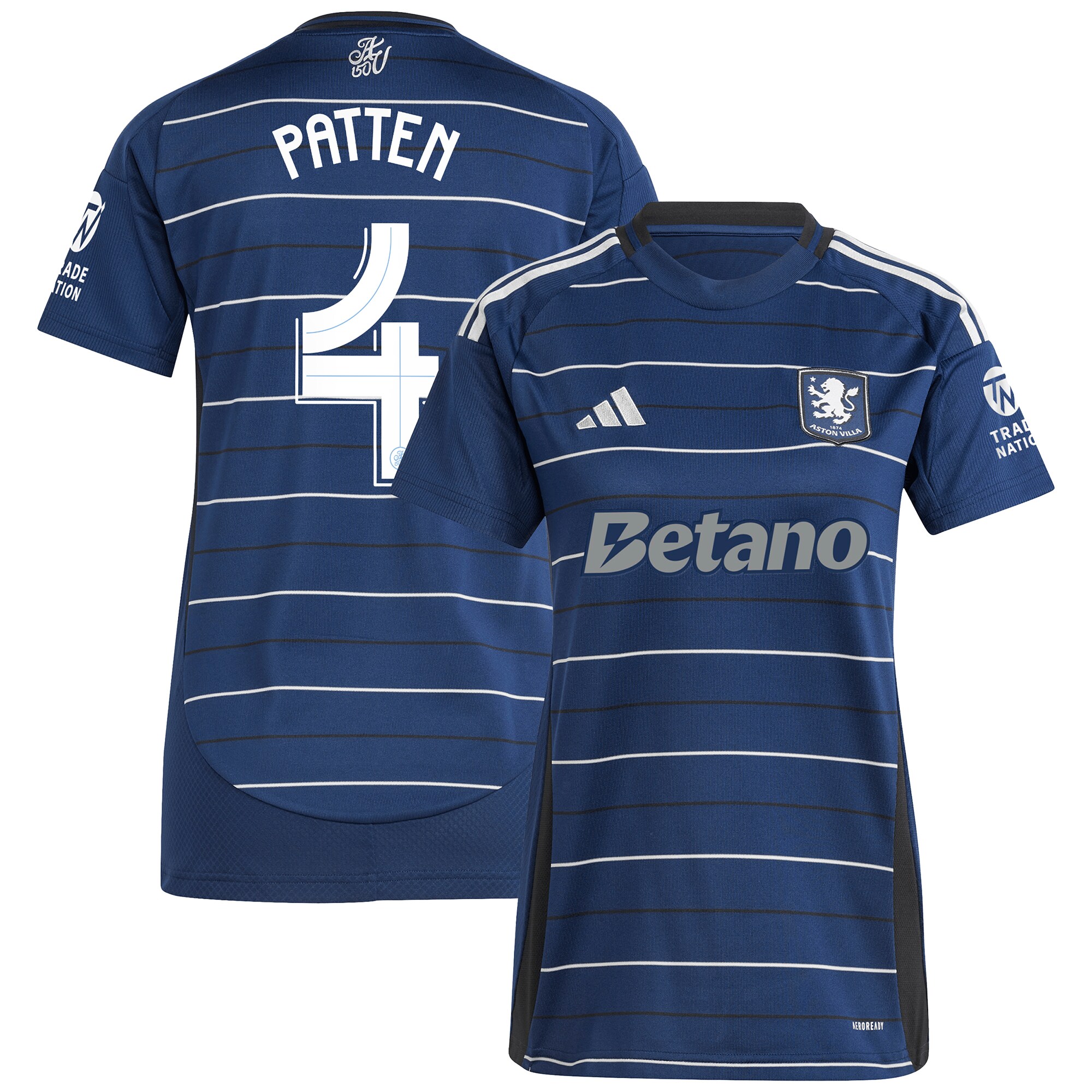 aston villa adidas third shirt 2024-25 – womens with patten 4 cup printing Collection | Official Aston Villa Jerseys