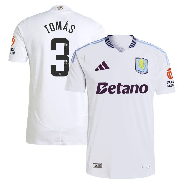 aston villa adidas wsl away authentic shirt 2024-25 with tomás 3 printing Collection | Official Aston Villa Jerseys