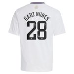 aston villa adidas wsl away shirt 2024-25 – kids with gabi nunes 28 printing Collection | Official Aston Villa Jerseys