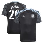 aston villa adidas wsl away shirt 2025-26 – kids with hanson 20 printing Collection | Official Aston Villa Jerseys