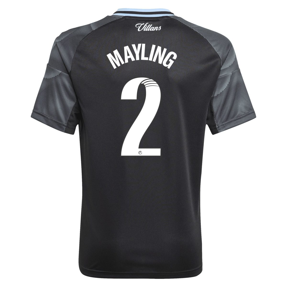 aston villa adidas wsl away shirt 2025-26 – kids with mayling 2 printing Collection | Official Aston Villa Jerseys