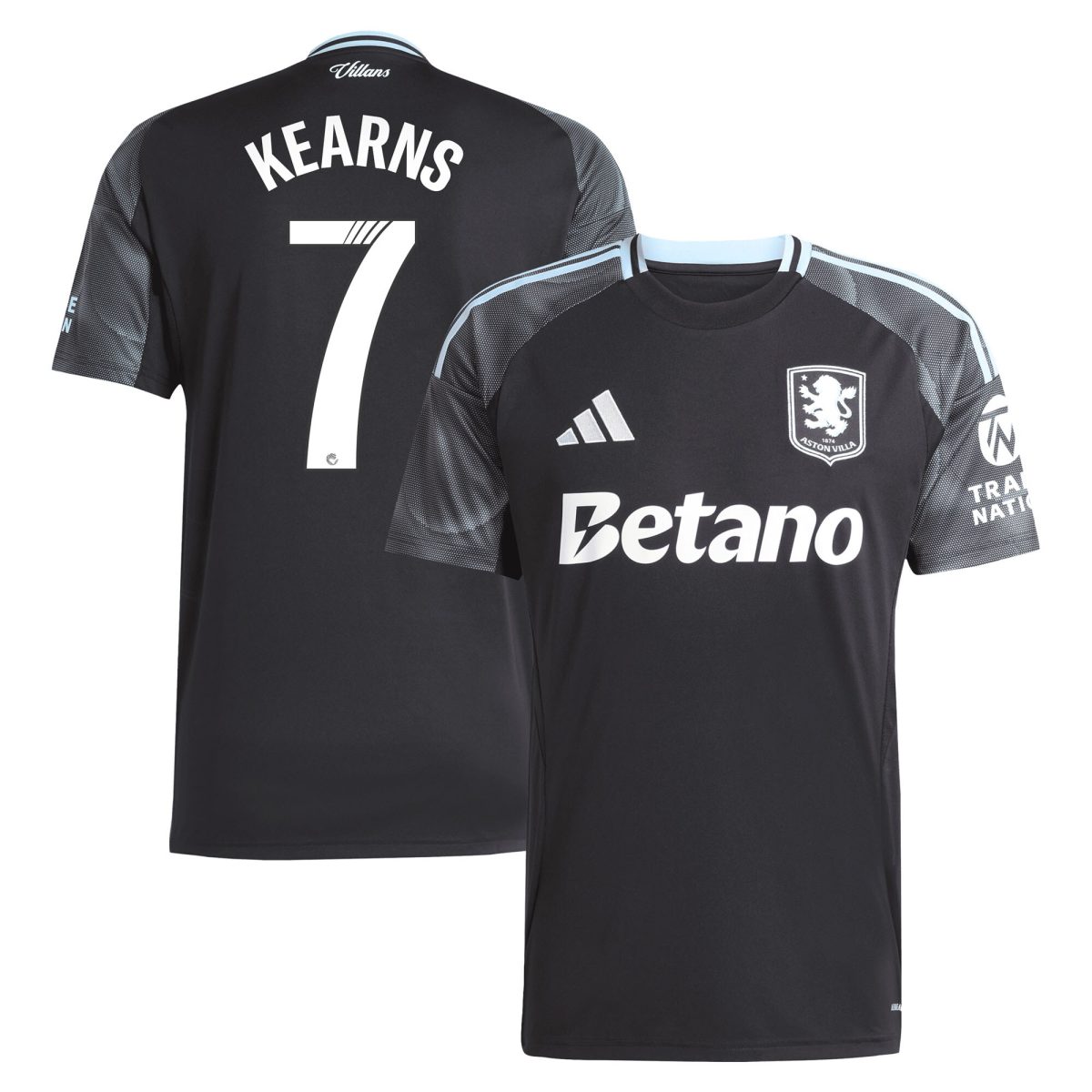 aston villa adidas wsl away shirt 2025-26 with kearns 7 printing Collection | Official Aston Villa Jerseys