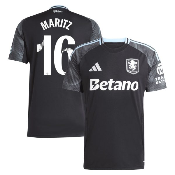 aston villa adidas wsl away shirt 2025-26 with maritz 16 printing Collection | Official Aston Villa Jerseys