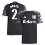 aston villa adidas wsl away shirt 2025-26 with mayling 2 printing Collection | Official Aston Villa Jerseys