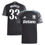 aston villa adidas wsl away shirt 2025-26 with pacheco 33 printing Collection | Official Aston Villa Jerseys