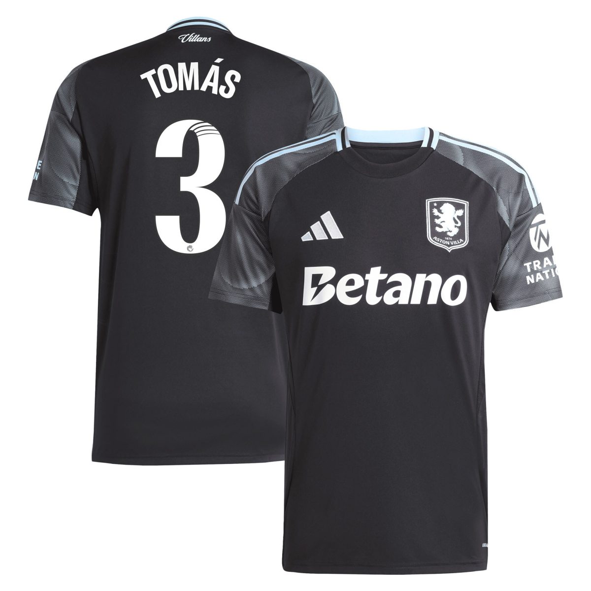aston villa adidas wsl away shirt 2025-26 with tomás 3 printing Collection | Official Aston Villa Jerseys
