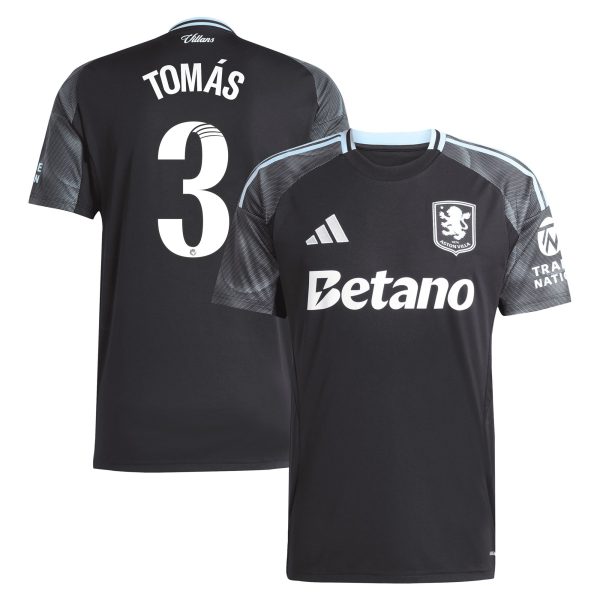 aston villa adidas wsl away shirt 2025-26 with tomás 3 printing Collection | Official Aston Villa Jerseys