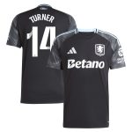 aston villa adidas wsl away shirt 2025-26 with turner 14 printing Collection | Official Aston Villa Jerseys