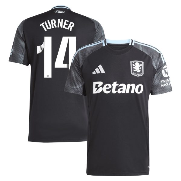 aston villa adidas wsl away shirt 2025-26 with turner 14 printing Collection | Official Aston Villa Jerseys