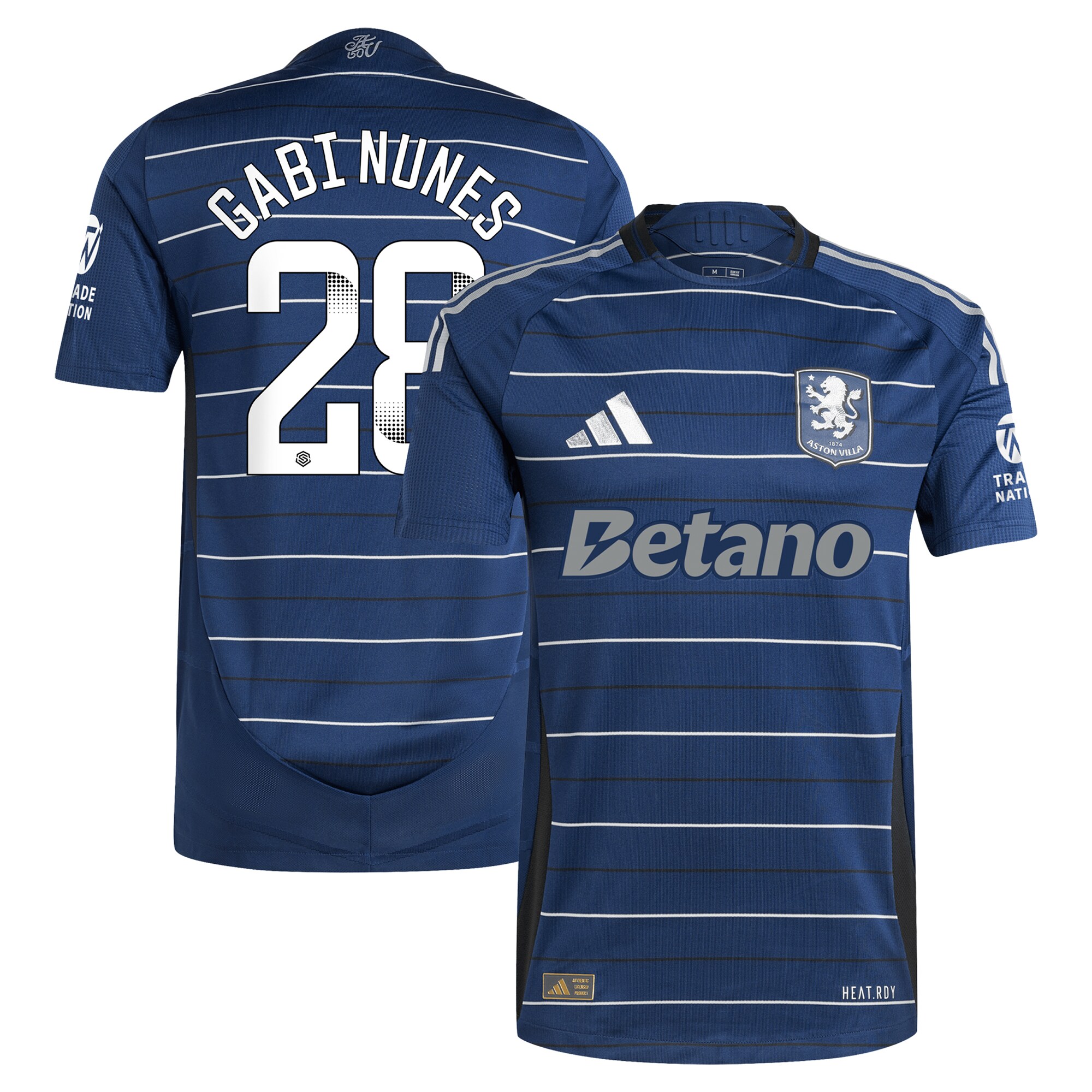 aston villa adidas wsl third authentic shirt 2024-25 with gabi nunes 28 printing Collection | Official Aston Villa Jerseys