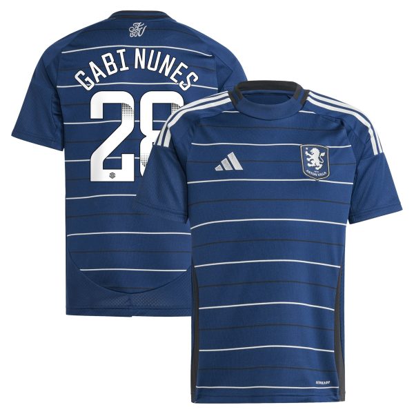 aston villa adidas wsl third shirt 2024-25 – kids with gabi nunes 28 printing Collection | Official Aston Villa Jerseys