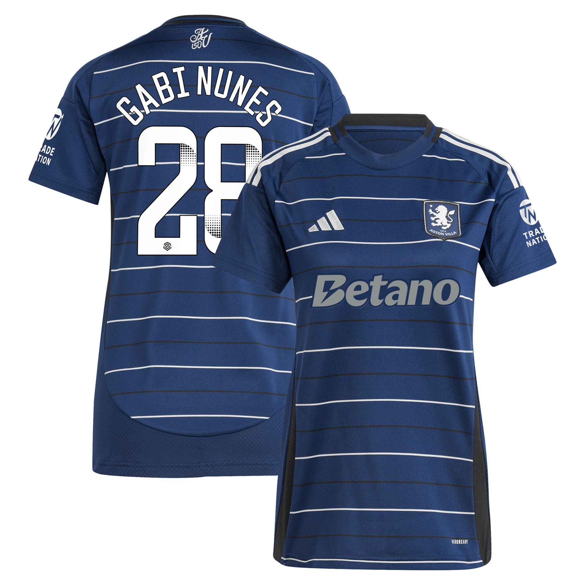 aston villa adidas wsl third shirt 2024-25 – womens with gabi nunes 28 printing Collection | Official Aston Villa Jerseys