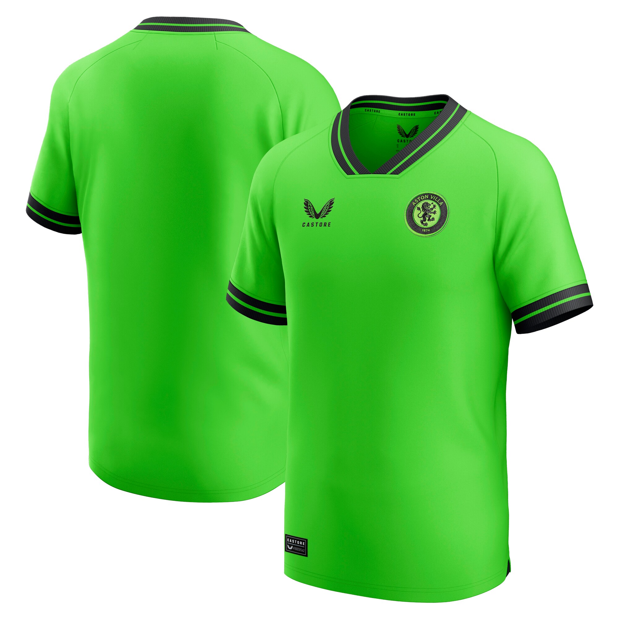aston villa castore away goalkeeper shirt 2023-24 – kids with custom printing Collection | Official Aston Villa Jerseys