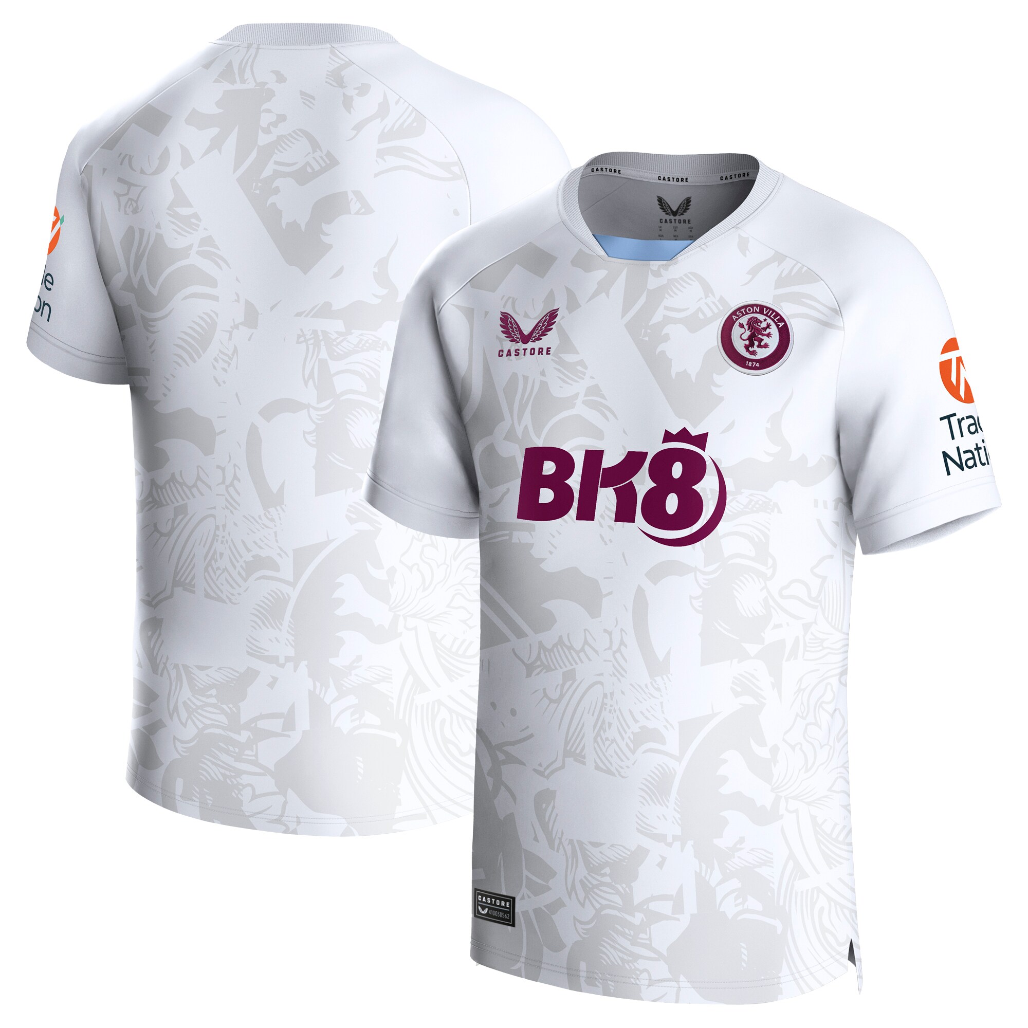 aston villa castore away shirt 2023-24 with custom printing Collection | Official Aston Villa Jerseys