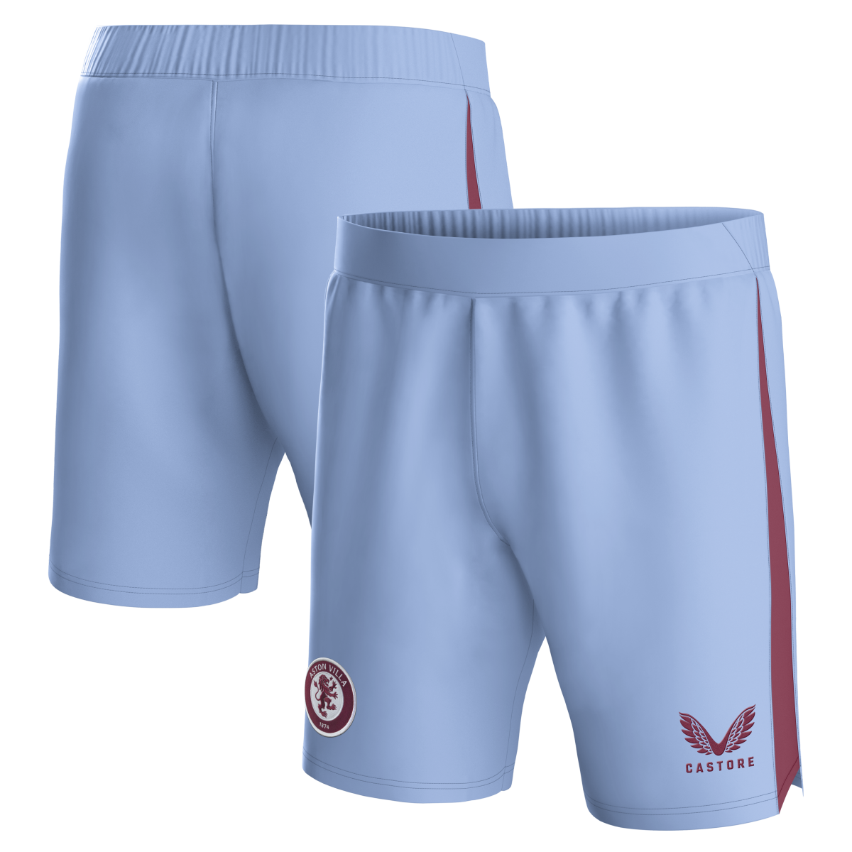 aston villa castore away shorts 2023-24 – kids with custom printing Collection | Official Aston Villa Jerseys