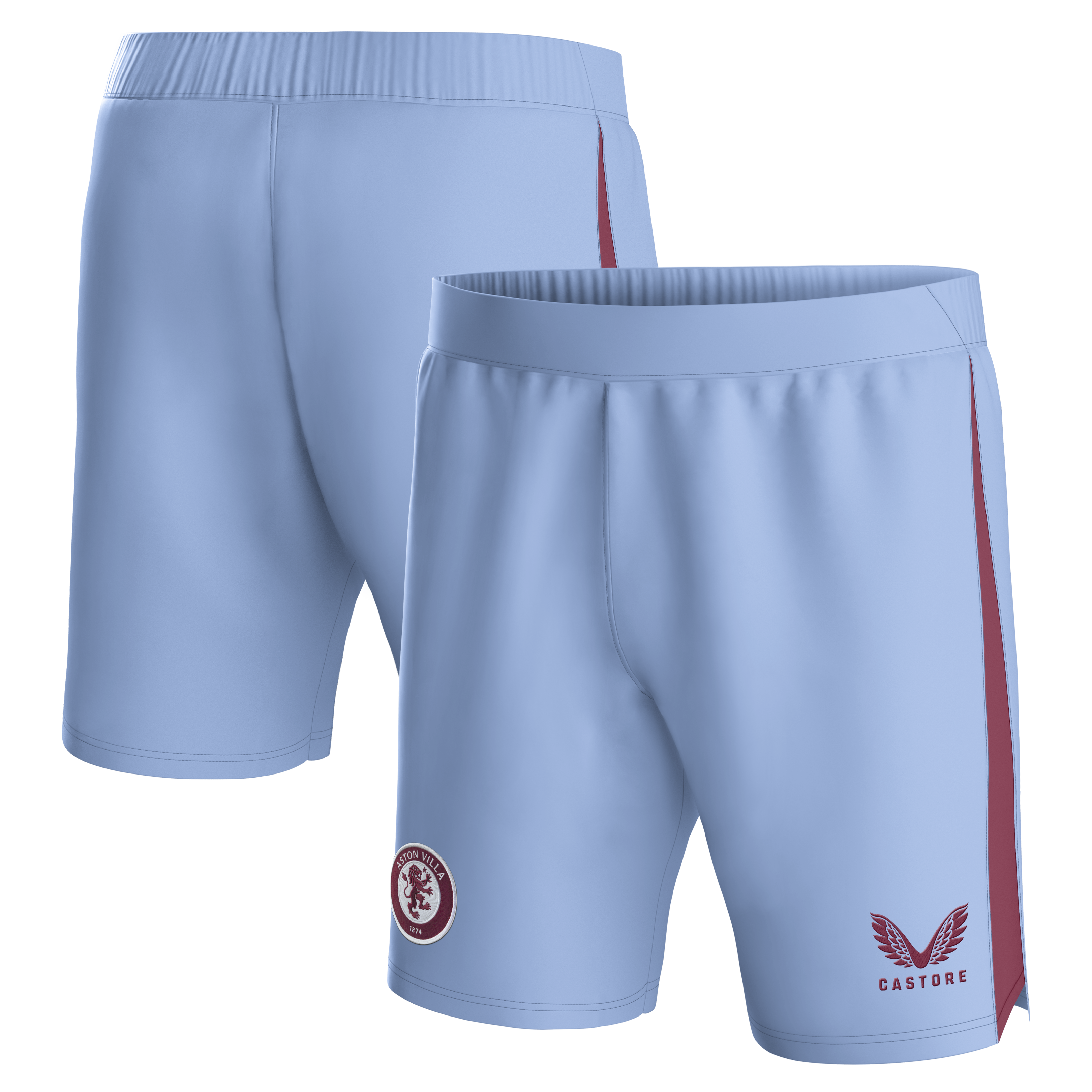 aston villa castore away shorts 2023-24 – kids with custom printing Collection | Official Aston Villa Jerseys