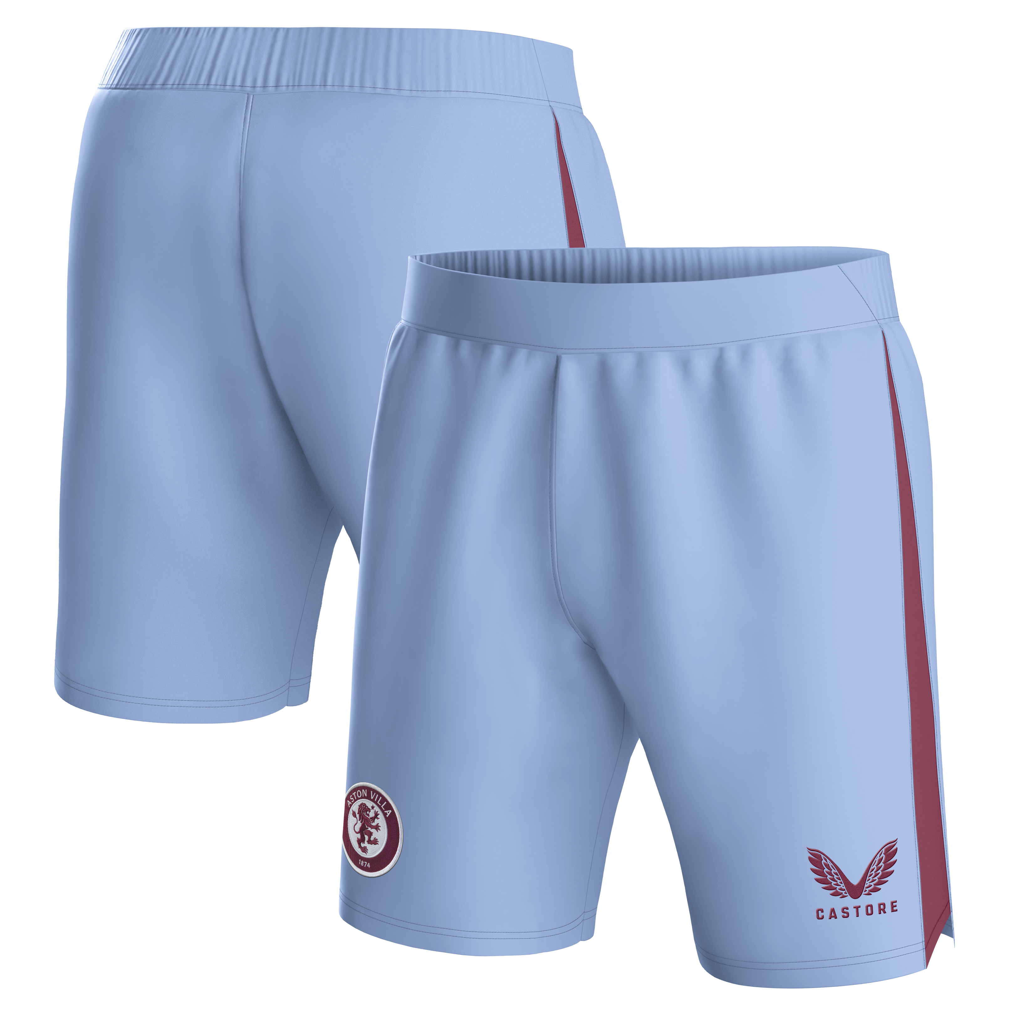 aston villa castore away shorts 2023-24 with custom printing Collection | Official Aston Villa Jerseys