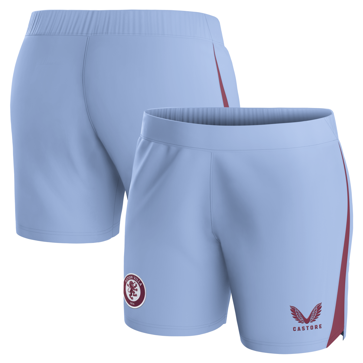 aston villa castore away shorts 2023-24 – womens with custom printing Collection | Official Aston Villa Jerseys