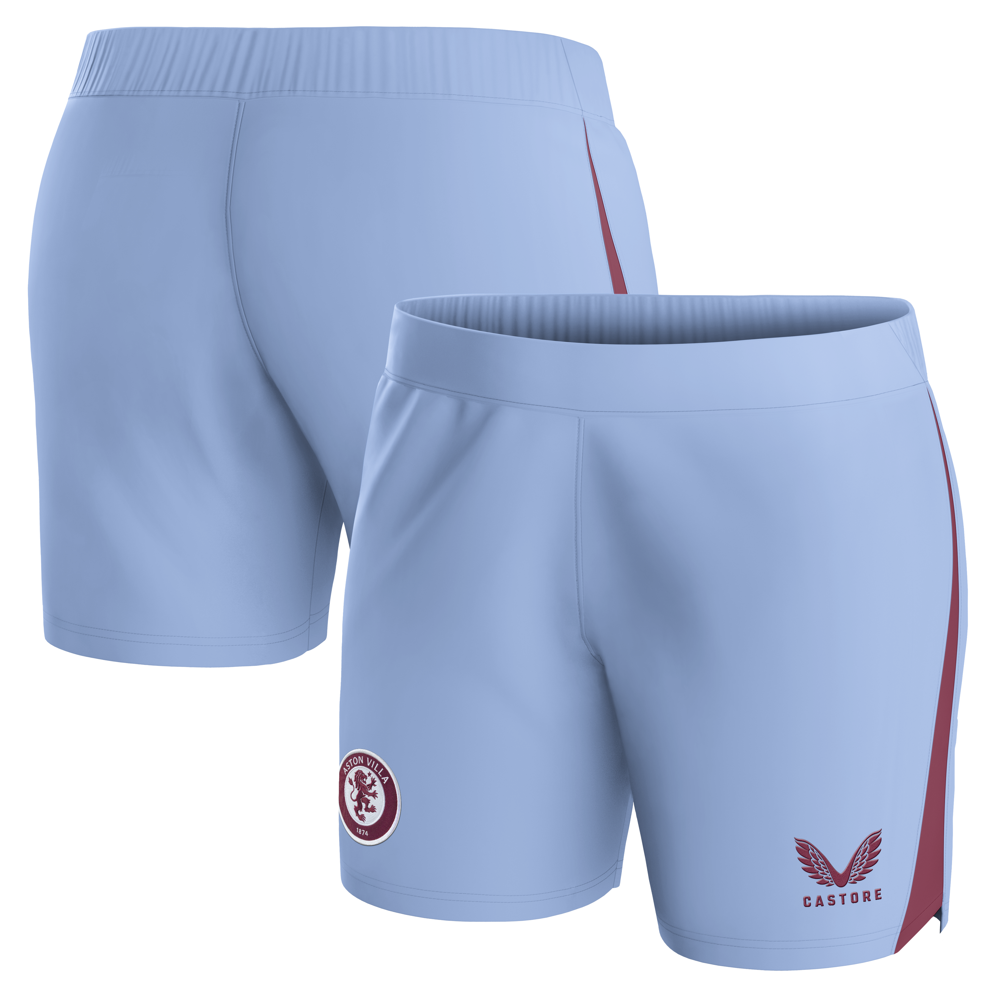 aston villa castore away shorts 2023-24 – womens with custom printing Collection | Official Aston Villa Jerseys